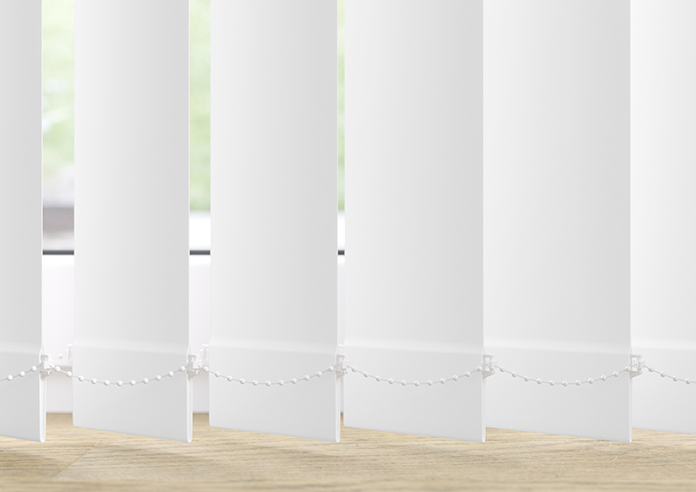 Trinity (Blackout), White - Vertical Blind Slats - Image 3